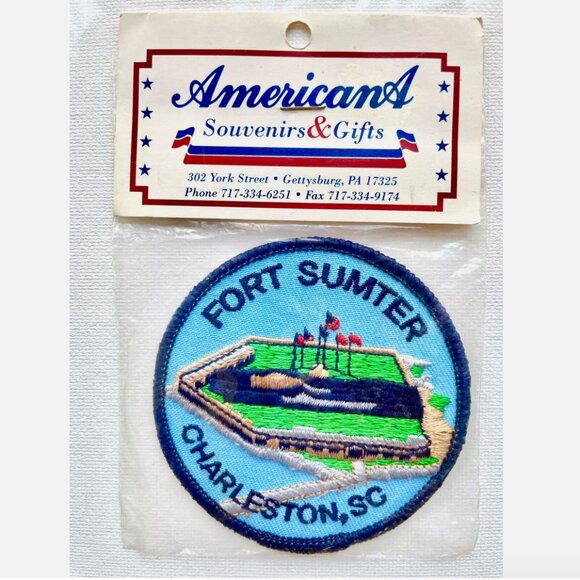NWT! NEW! FORT SUMTER CHARLESTON SOUTH CAROLINA 3" NATIONAL PARKS SOUVENIR PATCH - Picture 1 of 4